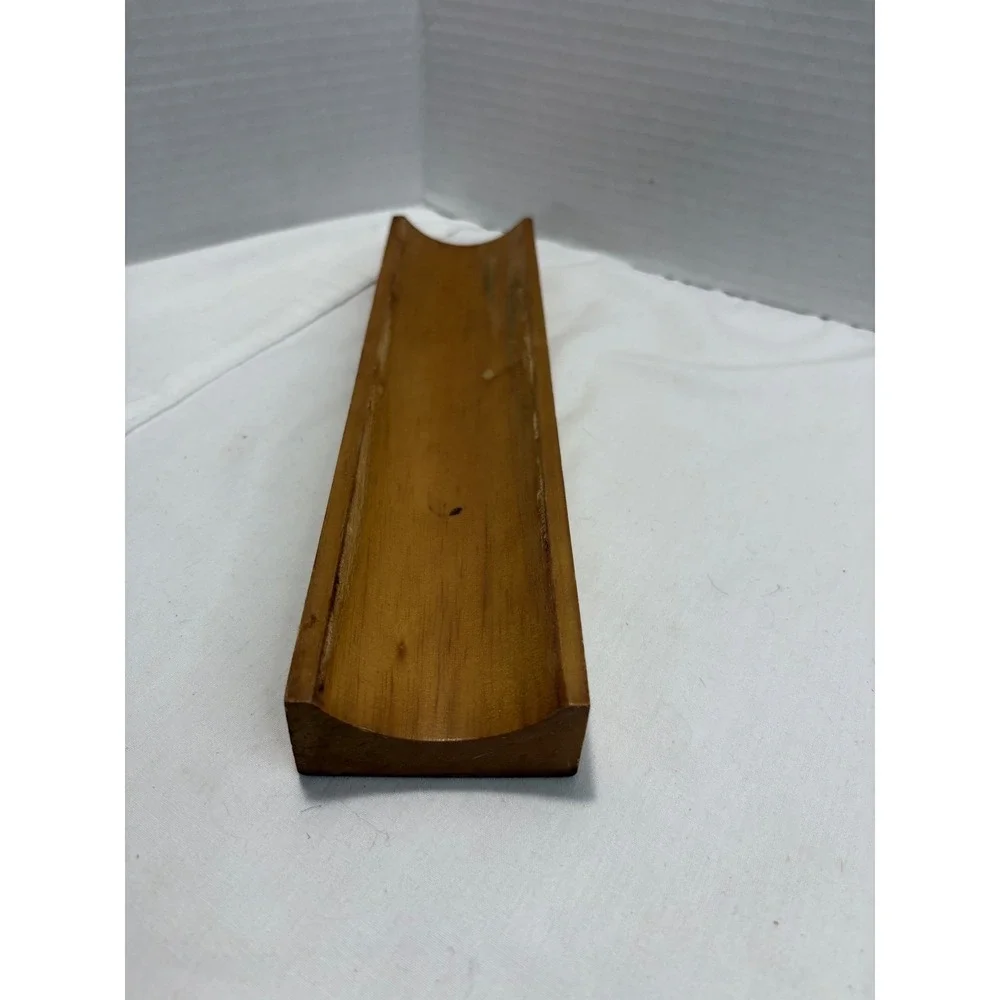Vintage Wood Gourmet Rolling Pin with Decorative Wooden Display‎ Stand Base